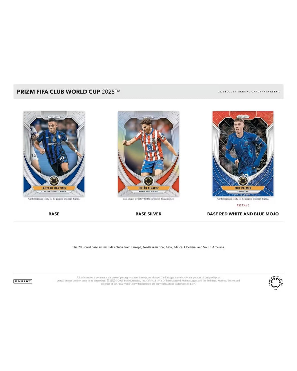 Panini Prizm Club World Cup 2025 Mega Box