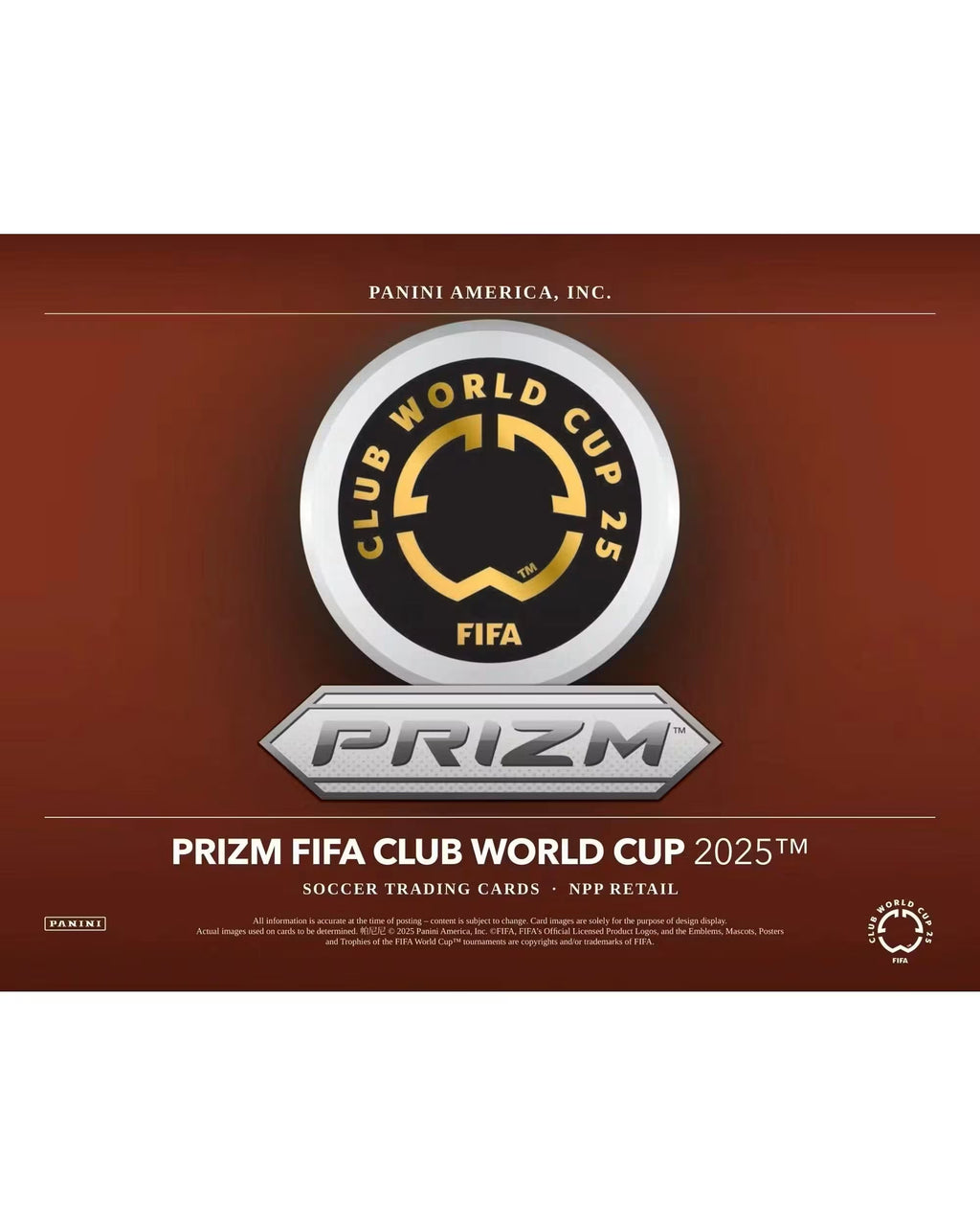 Panini Prizm Club World Cup 2025 Mega Box