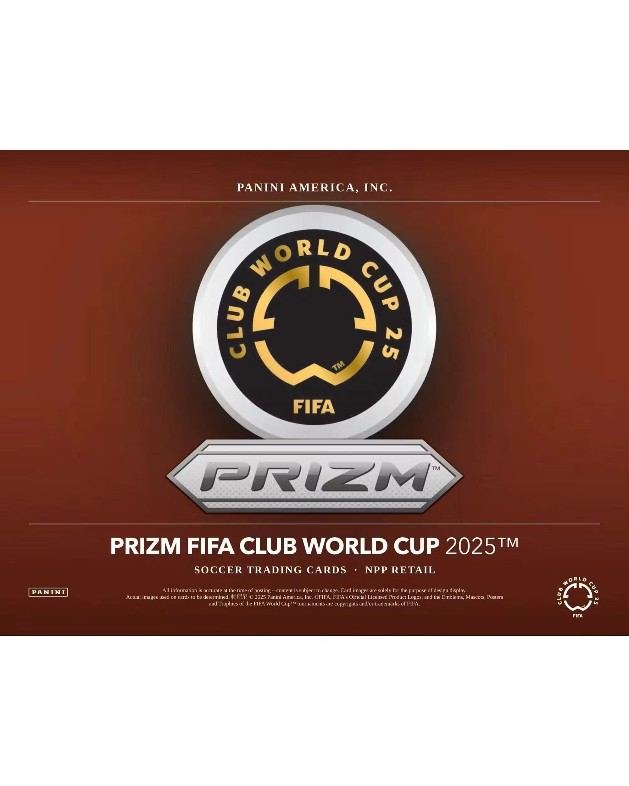 Panini Prizm Club World Cup 2025 Mega Box