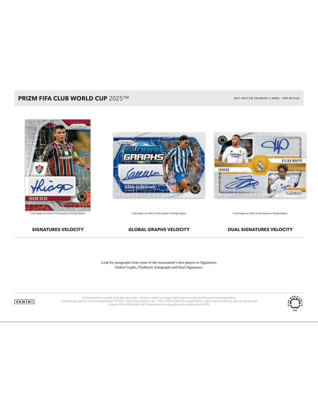 Panini Prizm Club World Cup 2025 Mega Box